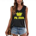 PhD Graduation Ph Diva t Shirt Phdiva Phd t Women's V-Neck Tank Top