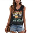 Please Be Patient With Me I'm From The 1900s Trendy Women's V-Neck Tank Top