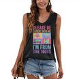 Please Be Patient With Me I'm From The 1900s Vintage 1900s Women's V-Neck Tank Top