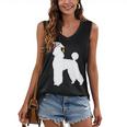 Poodle Graduation Dog Graduate Women's V-Neck Tank Top