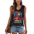 Proud Aunt Of 2023 Pre-K Graduate Senior Graduation Matching Women's V-Neck Tank Top