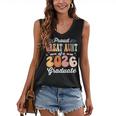 Proud Great Aunt Of a Class Of 2026 Graduate Graduation Women's V-Neck Tank Top
