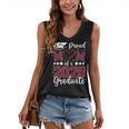 Proud Mom Of 2025 Senior Graduate Matching Family Graduation Women's V-Neck Tank Top