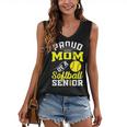 Proud Mom Of a Softball Senior Class Of 2026 Graduation Women's V-Neck Tank Top