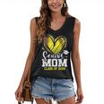 Proud Senior Mom Class Of 2026 Softball Graduation Heart Women's V-Neck Tank Top
