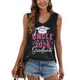 Proud Uncle Of a Class Of 2026 Graduate For Graduation Women's V-Neck Tank Top