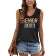 Rainbow LGBT Pride Senior 2023 Graduation Women's V-Neck Tank Top