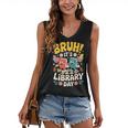 Reading Book Lover School Librarian Bruh It's Library Day Women's V-Neck Tank Top Reading Book Lover School Librarian Bruh It's Library Day Women's V-Neck Tank Top
