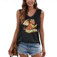Reading Dragon Book Lover Bookworm Reader Women's V-Neck Tank Top Reading Dragon Book Lover Bookworm Reader Women's V-Neck Tank Top