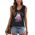 Reading Is My Favorite Sport Bookworm Cat Lover Book-Club Women's V-Neck Tank Top