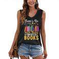 There's No Such Thing As Too Many Books Women's V-Neck Tank Top