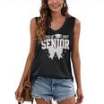 Retro Senior 2027 Girl Coquette Bow Class Of 2027 Graduation Women's V-Neck Tank Top