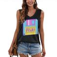 Retro TechnologyOld School Floppy Nostalgia 90s Generation Women's V-Neck Tank Top