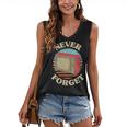 Retro TV Never Forget Nostalgia Vintage Women's V-Neck Tank Top