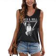 Rock & Roll Wizard Music Nostalgia Women's V-Neck Tank Top