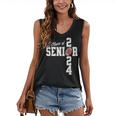Senior Class Of 2024 Football Graduation Party Favors 2024 Women's V-Neck Tank Top