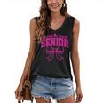 Senior Class Of 2026 Coquette Pink Bow Graduation 2026 Women's V-Neck Tank Top