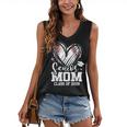 Senior Mom Class Of 2026 Baseball Graduation Heart Women's V-Neck Tank Top