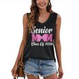 Senior Mom Class Of 2026 Pink Coquette Bow Graduation Women's V-Neck Tank Top