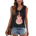Social Introverts Hang Out With Guitars Musician Guitarist Women's V-Neck Tank Top