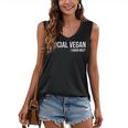 Social Vegan i Avoid Meet Introvert Sarcasm Gift Women's V-Neck Tank Top Social Vegan i Avoid Meet Introvert Sarcasm Gift Women's V-Neck Tank Top