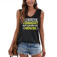 Staying Alone Big Plans Tonight Ideal For Introverts Women's V-Neck Tank Top