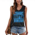 Straight Outta Second Grade Graduation Class Women's V-Neck Tank Top