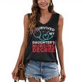 I Survived My Daughter's Nurse Degree School Graduation Women's V-Neck Tank Top