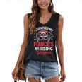 i Survived My Fiance's Nursing Degree Graduation Gifts Women's V-Neck Tank Top