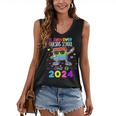 I Survived Nursing School Of 2024 Student Graduation 2024 Women's V-Neck Tank Top