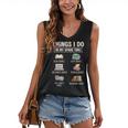 Things I Do In My Spare Time Book Reader Book Reading Lover Women's V-Neck Tank Top Things I Do In My Spare Time Book Reader Book Reading Lover Women's V-Neck Tank Top