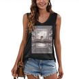 Totally Weird Tees Cat Library Book Reading Literary Women's V-Neck Tank Top Totally Weird Tees Cat Library Book Reading Literary Women's V-Neck Tank Top