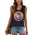 Unicorn University Graduation Graduating School Girl Cute Women's V-Neck Tank Top