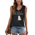 I Used To Be Somebody Nostalgia Halloween Spooky Season Women's V-Neck Tank Top