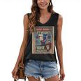 Vintage Style Read Books Lift Weights Fight Fascists Retro Women's V-Neck Tank Top