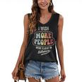 Vintage I Wish More People Were Fluent In Silence Introvert Women's V-Neck Tank Top