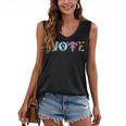 Vote Reproductive Right BLM Political Activism Lgbtq Book Women's V-Neck Tank Top