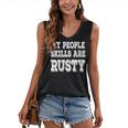Women's My People Skills Are Rusty Introvert SPN Moments Women's V-Neck Tank Top Women's My People Skills Are Rusty Introvert SPN Moments Women's V-Neck Tank Top