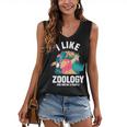 Zoologist Scientist Wildlife Biologist Zoology Introverted Women's V-Neck Tank Top