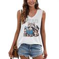 Animals Raccoon Reading Book Librarian Across America Kids Women's V-Neck Tank Top