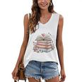 All Booked For Valentines Book Lover Romance Women's V-Neck Tank Top