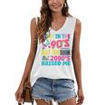 Born In The 90's But The 2000's Raised Me Y2K Nostalgia Women's V-Neck Tank Top