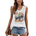 Buffering Glitched CD On Fire 2000s Nostalgia Women's V-Neck Tank Top