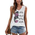 Call Me Antisocial But Please Don't Call Me Introvert Raglan Baseball Tee Women's V-Neck Tank Top
