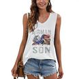 My Favorite Airman Calls Me Son Air Force Graduation Son Women's V-Neck Tank Top