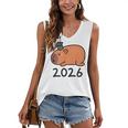 Grad Class Of 2026 Capybara Graduation Graduated Kids Women's V-Neck Tank Top