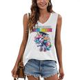 Graduation 2nd Grade Unicorn Roller Skate Girls Grad Women's V-Neck Tank Top