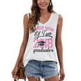 Graduation Shirt For Mom With Twins Proud Mom Of Two Women's V-Neck Tank Top