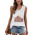 I'm Fine Reading Books Reader Book Lover Librarian Women's V-Neck Tank Top