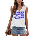 I'm Here For Graduation School Class Senior 2024 Women's V-Neck Tank Top